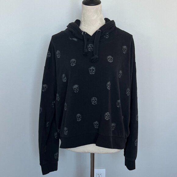 Ocean Drive Black Skull Hoodie L - Picture 1 of 8
